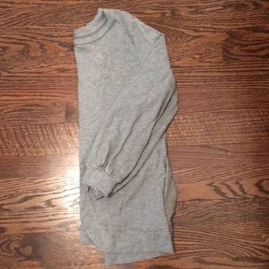 Grey Loft Long Sleeved Shirt with Heart Detail